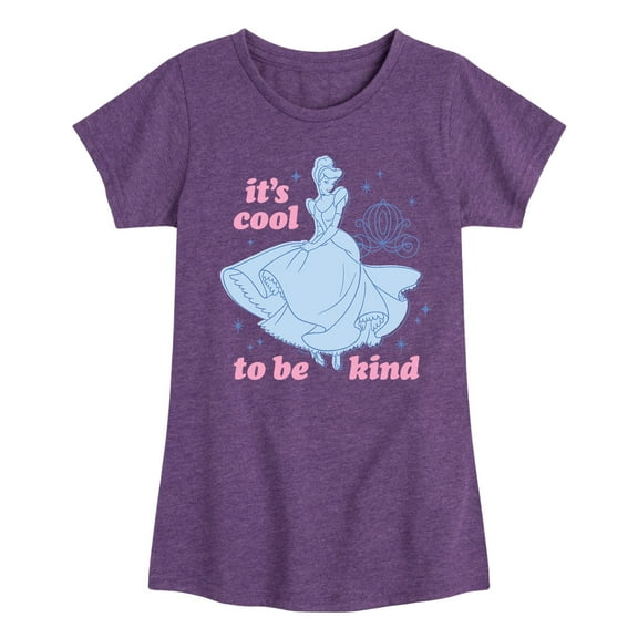 Disney Princess - Cinderella Its Cool To Be Kind - Toddler And Youth Girls Short Sleeve Graphic T-Shirt