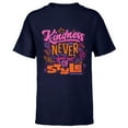 thumbnail image 1 of Disney Princess Cinderella Kindness Never Goes Out of Style - Short Sleeve T-Shirt for Kids - Customized-Navy, 1 of 5