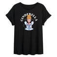 thumbnail image 1 of Disney Princess - Cinderella Kiss - Juniors Ideal Flowy Muscle T-Shirt, 1 of 5