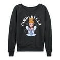 thumbnail image 1 of Disney Princess - Cinderella Kiss - Women's Lightweight French Terry Long Sleeve Shirt, 1 of 5