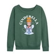 thumbnail image 1 of Disney Princess - Cinderella Kiss - Women's Lightweight French Terry Long Sleeve Shirt, 1 of 5