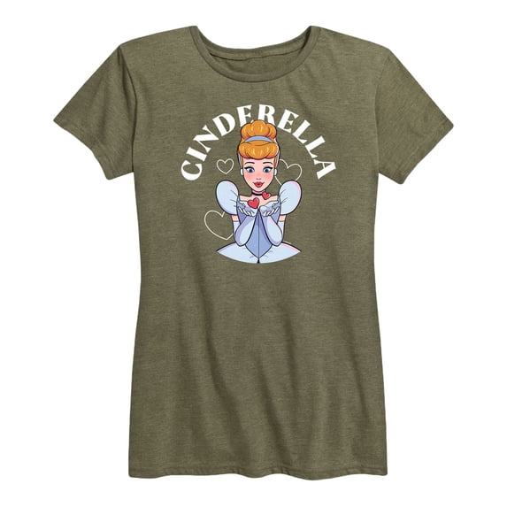 Disney Princess - Cinderella Kiss - Women's Short Sleeve Graphic T-Shirt