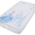 thumbnail image 1 of Disney Princess Cinderella - Light Blue and White Photo Op Fitted Crib Sheet, 1 of 9