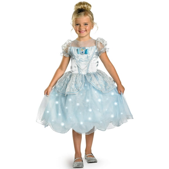 Disney Cinderella Princess Girls' Costume with Light-Up for Child