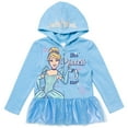 thumbnail image 1 of Disney Princess Cinderella Little Girls Zip Up Hoodie Infant to Big Kid, 1 of 5