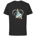 thumbnail image 1 of Disney Princess Cinderella Magic Spell - Short Sleeve Cotton T-Shirt for Adults - Customized-Black, 1 of 5