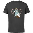 thumbnail image 1 of Disney Princess Cinderella Magic Spell - Short Sleeve Cotton T-Shirt for Adults - Customized-Charcoal, 1 of 5