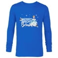 thumbnail image 1 of Disney Princess Cinderella Merry Bright Beautiful Holiday Standard - Long Sleeve T-Shirt for Men – Customized-Royal, 1 of 5