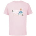 thumbnail image 1 of Disney Princess Cinderella Merry Bright Beautiful Holiday Standard - Short Sleeve Cotton T-Shirt for Adults - Customized-Soft Pink, 1 of 5