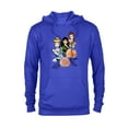 thumbnail image 1 of Disney Princess Cinderella Mulan Belle Floral - Pullover Hoodie for Adults - Customized-Royal Heather, 1 of 5