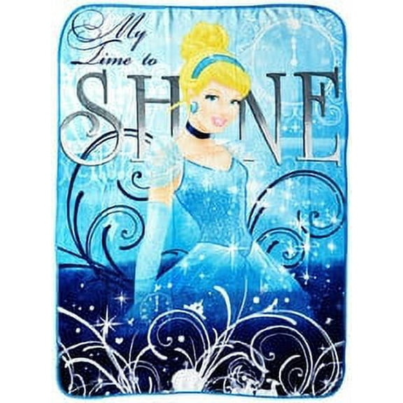 Disney Princess Cinderella "My Time to Shine" Super Plush Throw