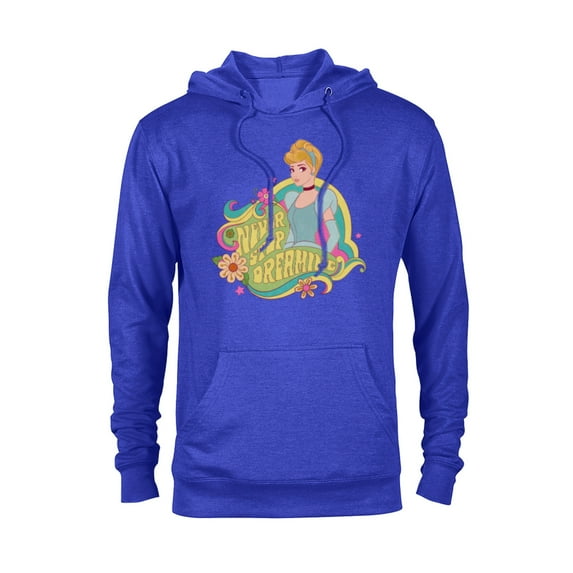 Disney Princess Cinderella Never Stop Dreaming - Pullover Hoodie for Adults - Customized-Royal