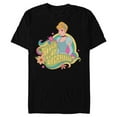 thumbnail image 1 of Disney Princess Cinderella Never Stop Dreaming - Short Sleeve Blended T-Shirt for Adults - Customized-Black, 1 of 5
