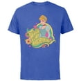 thumbnail image 1 of Disney Princess Cinderella Never Stop Dreaming - Short Sleeve Cotton T-Shirt for Adults - Customized-Royal Heather, 1 of 5