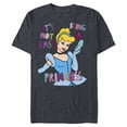 thumbnail image 1 of Disney Princess Cinderella Not Easy Being a Princess T-Shirt- Short Sleeve Blended T-Shirt for Adults - Customized-Denim Snow Heather, 1 of 5