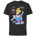 thumbnail image 1 of Disney Princess Cinderella Not Easy Being a Princess T-Shirt - Short Sleeve Cotton T-Shirt for Adults - Customized-Black, 1 of 5