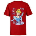 thumbnail image 1 of Disney Princess Cinderella Not Easy Being a Princess T-Shirt - Short Sleeve T-Shirt for Kids - Customized-Red, 1 of 5
