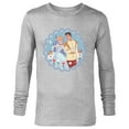 thumbnail image 1 of Disney Princess Cinderella & Prince Charming Valentine’s Day - Long Sleeve T-Shirt for Men - Customized-Athletic Heather, 1 of 5