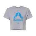 thumbnail image 1 of Disney Princess - Cinderella Silhouette - Junior's Cropped T-Shirt, 1 of 4