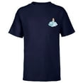 thumbnail image 1 of Disney Princess Cinderella Small Print - Short Sleeve T-Shirt for Kids - Customized-Navy, 1 of 5