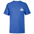 thumbnail image 1 of Disney Princess Cinderella Small Print - Short Sleeve T-Shirt for Kids - Customized-Royal, 1 of 5