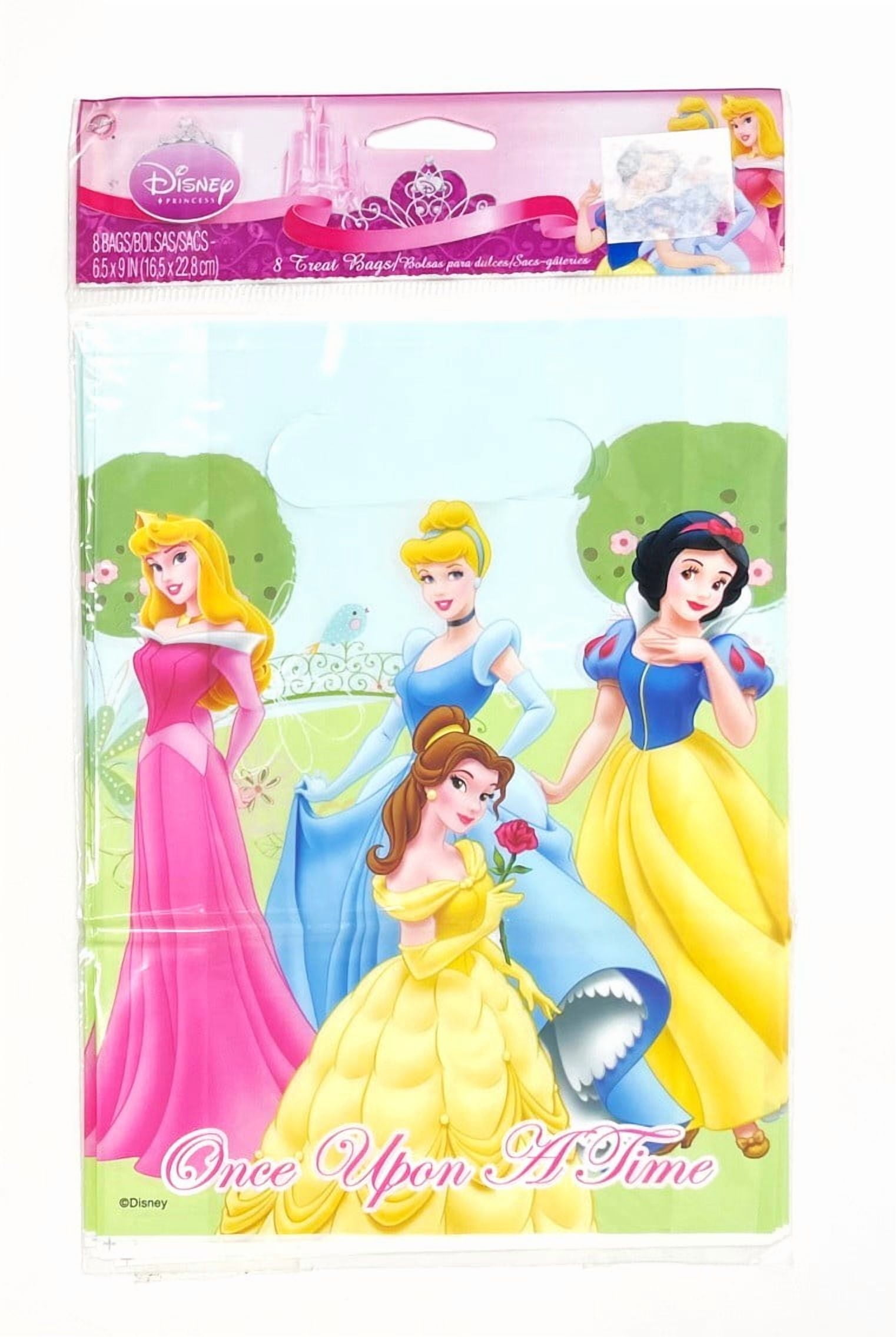 Disney Princess Cinderella Snow White & More Birthday Party Favor Treat Bags - Pack of 8