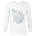 thumbnail image 1 of Disney Princess Cinderella Vintage Once Upon a Time T-Shirt - Long Sleeve T-Shirt for Men - Customized-White, 1 of 5
