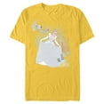 thumbnail image 1 of Disney Princess Cinderella Vintage Once Upon a Time T-Shirt- Short Sleeve Blended T-Shirt for Adults - Customized-Yellow, 1 of 5