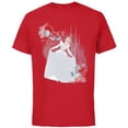 thumbnail image 1 of Disney Princess Cinderella Vintage Once Upon a Time T-Shirt - Short Sleeve Cotton T-Shirt for Adults - Customized-Red, 1 of 5