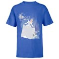 thumbnail image 1 of Disney Princess Cinderella Vintage Once Upon a Time T-Shirt - Short Sleeve T-Shirt for Kids - Customized-Royal, 1 of 5