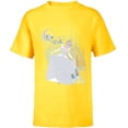 thumbnail image 1 of Disney Princess Cinderella Vintage Once Upon a Time T-Shirt - Short Sleeve T-Shirt for Kids - Customized-Yellow, 1 of 5