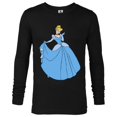 thumbnail image 1 of Disney Princess Cinderella in Ballgown Classic T-Shirt - Long Sleeve T-Shirt for Men - Customized-Black, 1 of 5