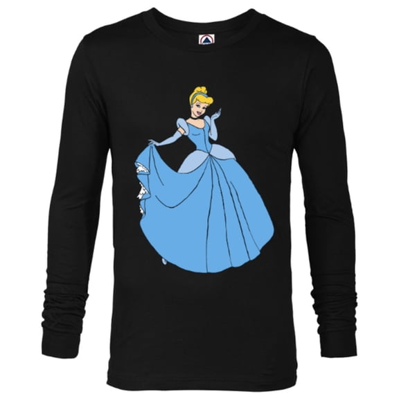 Disney Princess Cinderella in Ballgown Classic T-Shirt - Long Sleeve T-Shirt for Men - Customized-Black