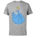 thumbnail image 1 of Disney Princess Cinderella in Ballgown Classic T-Shirt - Short Sleeve Cotton T-Shirt for Adults - Customized-Athletic Heather, 1 of 5