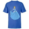 thumbnail image 1 of Disney Princess Cinderella in Ballgown Classic T-Shirt - Short Sleeve T-Shirt for Kids - Customized-Royal, 1 of 5