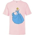 thumbnail image 1 of Disney Princess Cinderella in Ballgown Classic T-Shirt - Short Sleeve T-Shirt for Kids - Customized-Soft Pink, 1 of 5