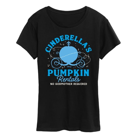 Disney Princess - Cinderella's Pumpkin Rentals - Women's Short Sleeve Graphic T-Shirt
