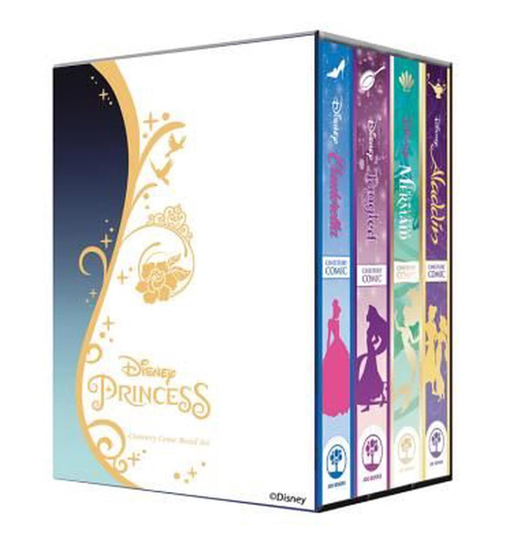 Disney Princess Cinestory Comic Boxed Set Paperback Walmart