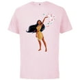 thumbnail image 1 of Disney Princess Classic Pocahontas - Short Sleeve Cotton T-Shirt for Adults - Customized-Soft Pink, 1 of 5