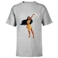 thumbnail image 1 of Disney Princess Classic Pocahontas - Short Sleeve T-Shirt for Kids - Customized-Athletic Heather, 1 of 5
