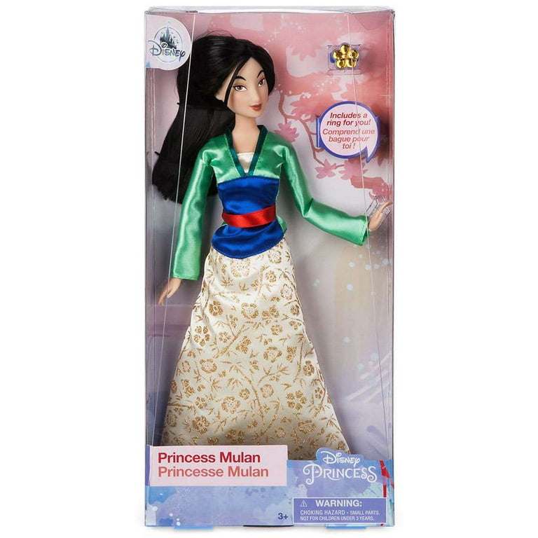 Disney Princess Classic Mulan Doll, Sparkling Satin Costume