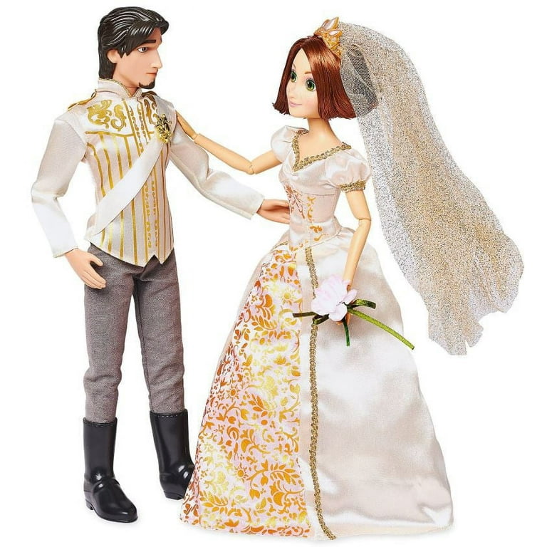 Disney Princess Classic Rapunzel & Eugene Wedding Doll 2-Pack Set