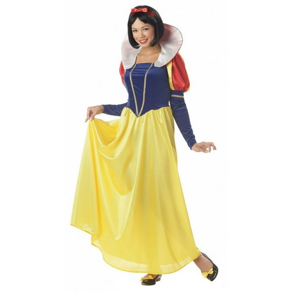 Disney Princess Classic Snow White Women's Halloween Fancy-Dress Costume for Adult, L