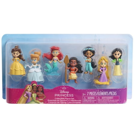 Disney Princess Collectible Figure Set, Kids Toys for Ages 3 Up