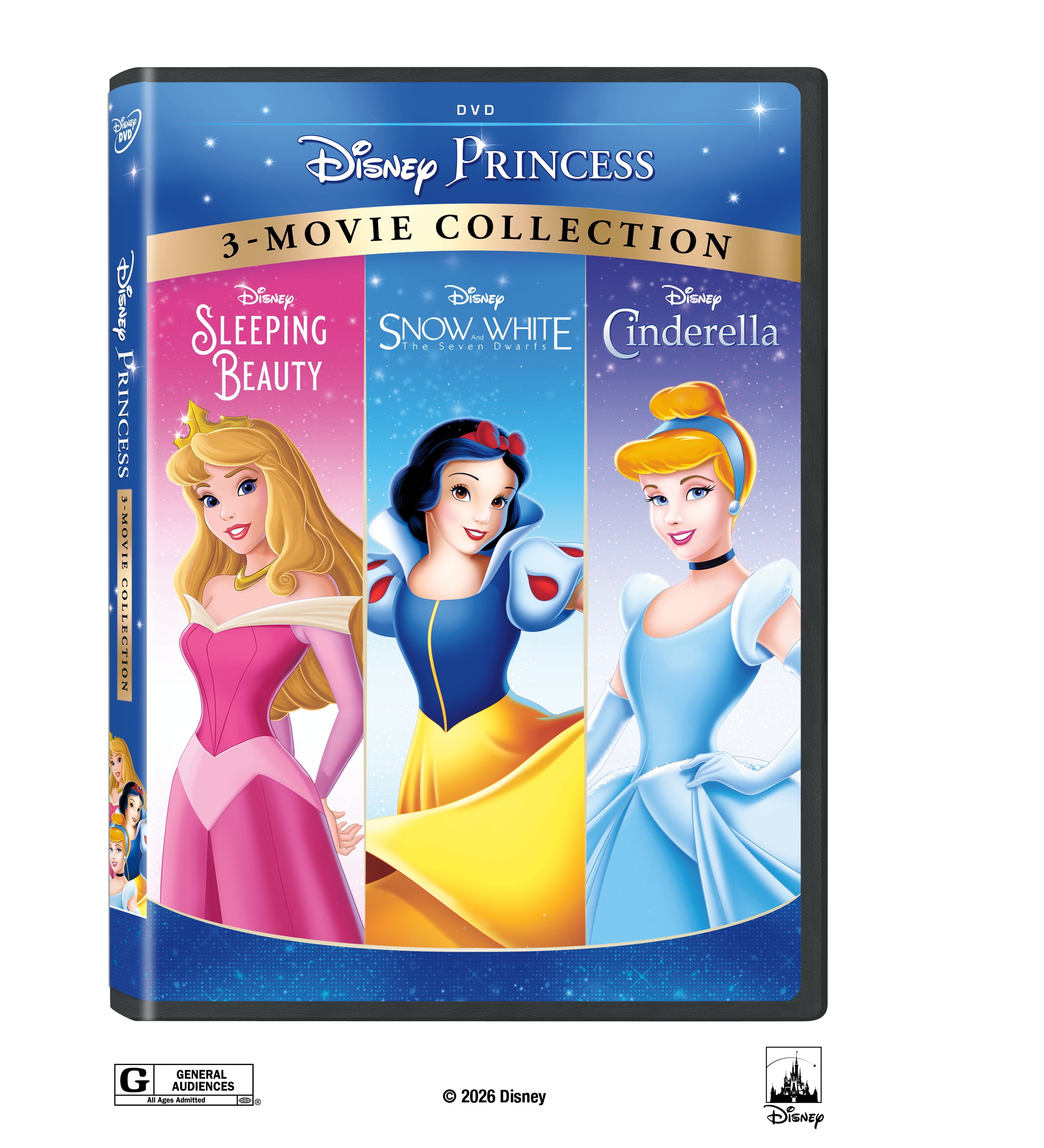 Disney Princess 3-Movie Collection (Walmart Exclusive) (DVD) Disney. Animated, Family, Fantasy