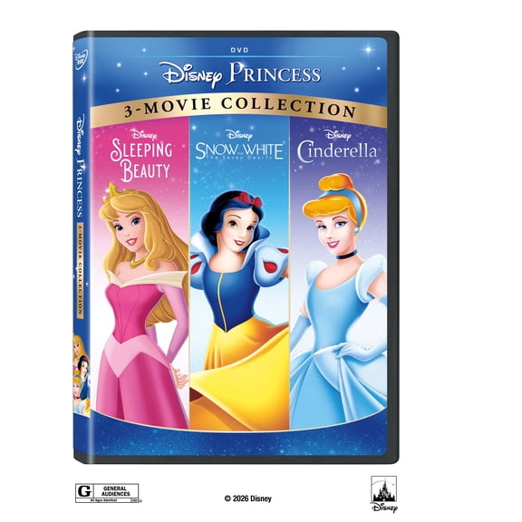 Disney Princess 3-Movie Collection (Walmart Exclusive) (DVD) Disney. Animated, Family, Fantasy