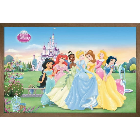 Disney Princess - Collection Wall Poster, 14.725" x 22.375", Framed