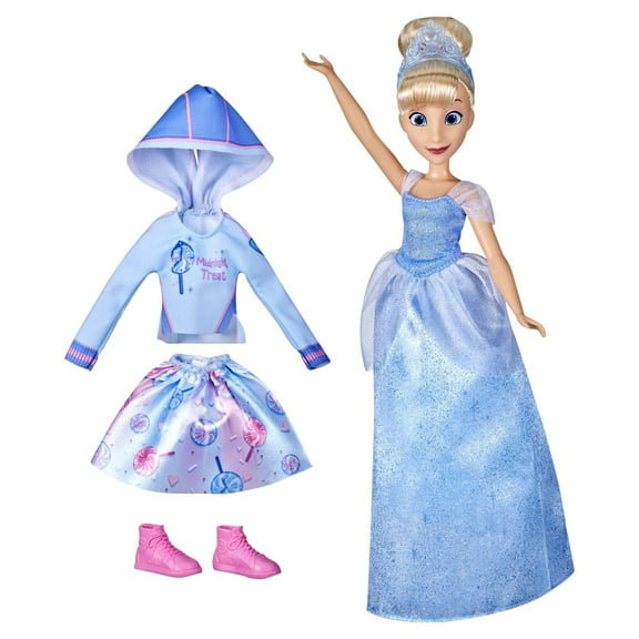 Disney Princess Comfy Squad Comfy to Classic Cinderella Fashion Doll, Disney Princess Toy