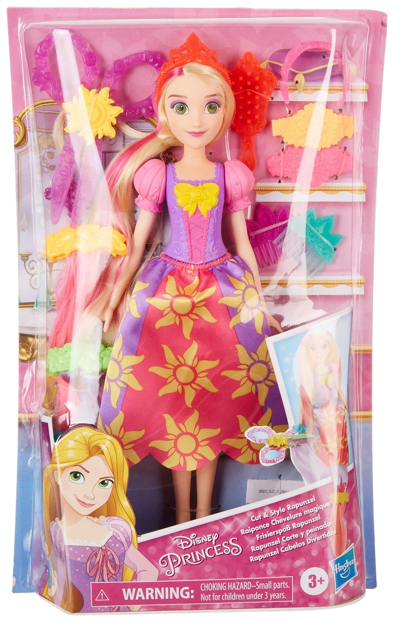 Disney Princess Cut and Style Rapunzel Hair Fashion Doll, Toy with Hair