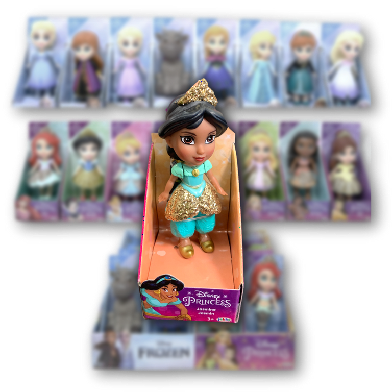 Disney Princess Mini Poseable Miniature 3.5 Doll The Little Mermaid ARIEL  Packed in Clear Display Box